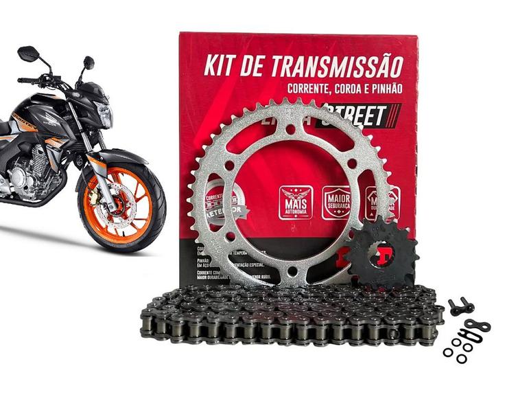 Imagem de Kit Relação Tração 1045 Did Daido Nova Cb 250 Twister 2016 Até 2022 Corrente Com Retentor