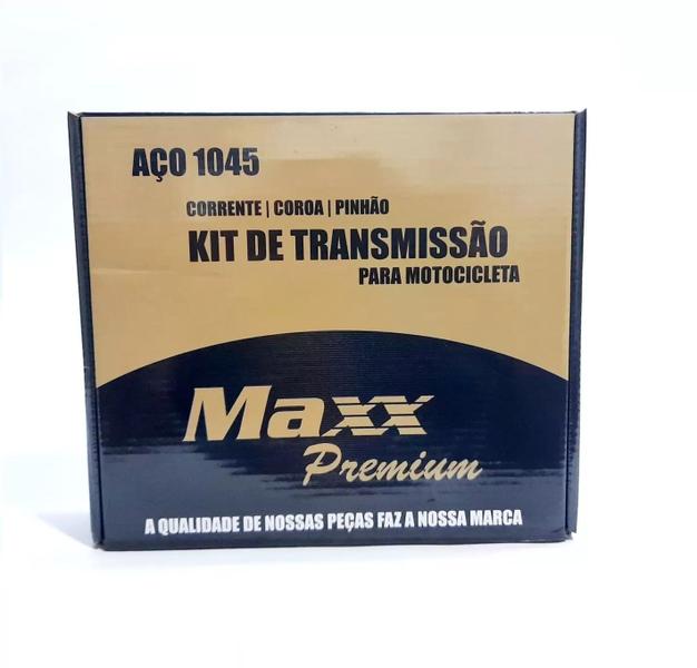 Imagem de Kit Relação Tração Maxx 1045 + Graxa Branca Lub Corrente Ys Fazer 250 2005 Até 2017