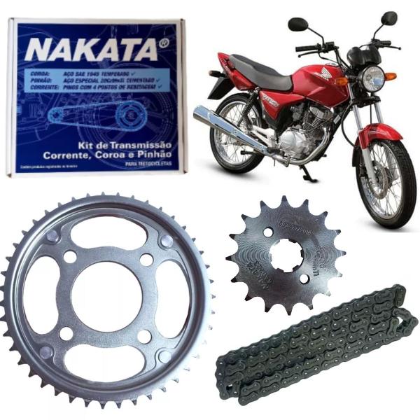 Imagem de Kit Relação Transmissão Cg 150 2004 A 2015 Nakata Original