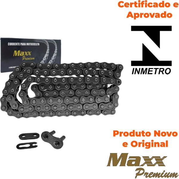 Imagem de Kit Relação Transmissão Haojue Dk 160 2023 a 2025 Em Diante Durag + Maxx Premium Aço 1045