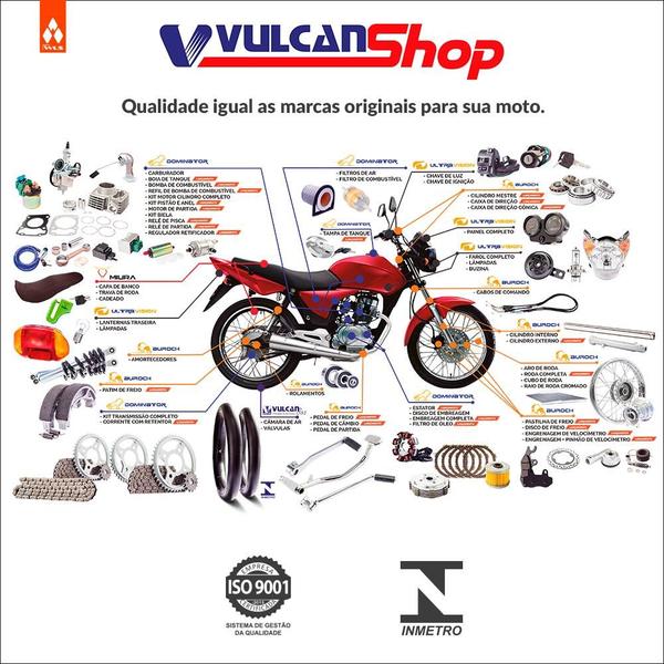 Imagem de Kit Relação Transmissão Moto Honda Nxr 160 Bros (15/...)