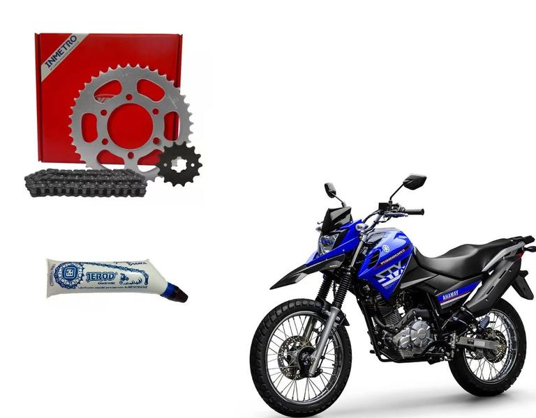 Imagem de Kit Relação Vaz Xtz 150 Crosser + Graxa Branca