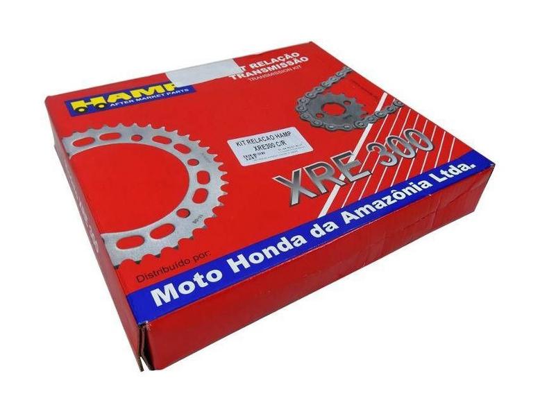 Imagem de Kit Relação Xre 300 Original Honda Hamp Transmissão