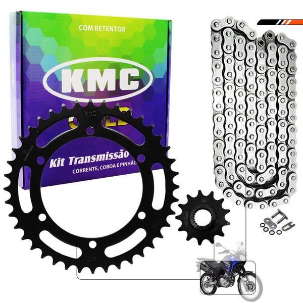 Imagem de Kit Relação Xtz250 Ténéré 2009 A 2023 Com Retentor Kmc