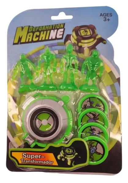 Imagem de Kit Relógio Ben 10 Omnitrix Lançador De Discos