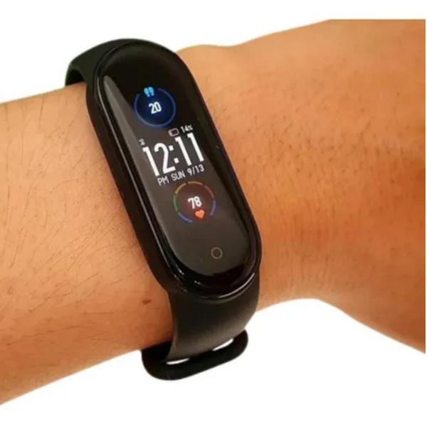 Imagem de kit Relogio Digital Smart Band M5 Monitor Fit+ 2 Pulseiras