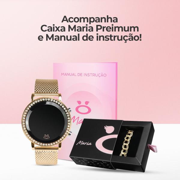 Imagem de Kit relógio feminino premium exclusivo presente garantia