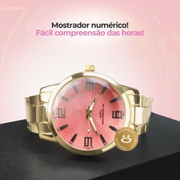 Kit relógio Feminino premium prova agua presente +colar - Orizom Imagem de Kit relógio Feminino premium prova agua presente +colar