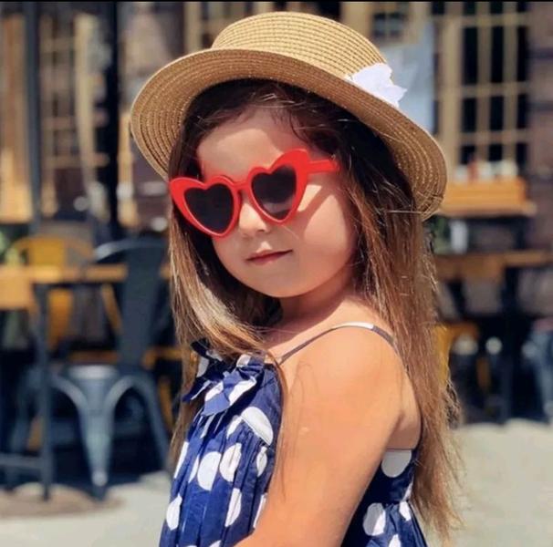 Imagem de Kit Relógio Infantil Digital Alarme Cronômentro Meninas Esporte + Óculos de Sol Formato Coração para Crianças Moda