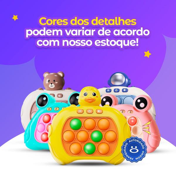 Imagem de Kit Relógio Infantil + Pop It + Lousa Mágica + Óculos Uv