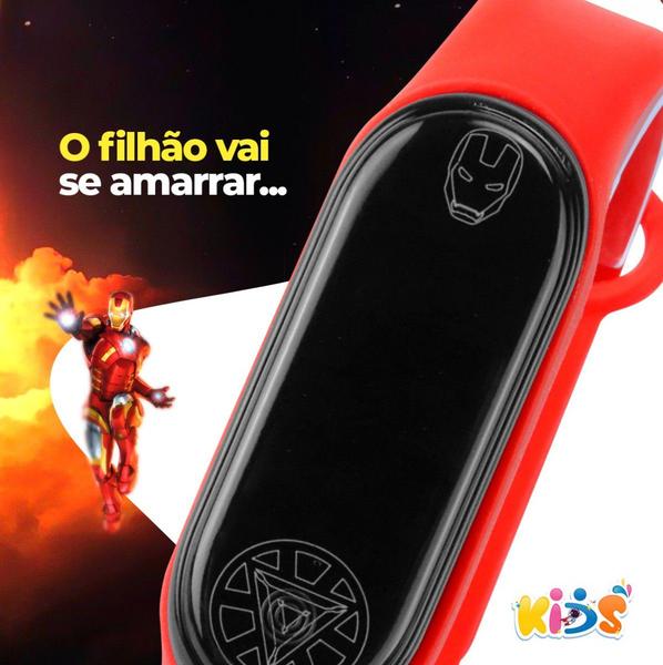 Kit Relogio Infantil prova agua heroi original casual - Orizom Imagem de Kit Relogio Infantil prova agua heroi original casual