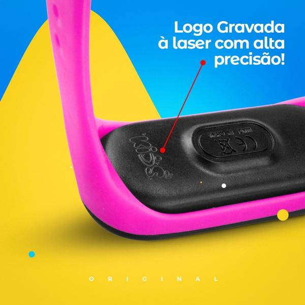 Imagem de Kit Relógio Infantil Rosa Digital Criança + Óculos UV Case Kko4