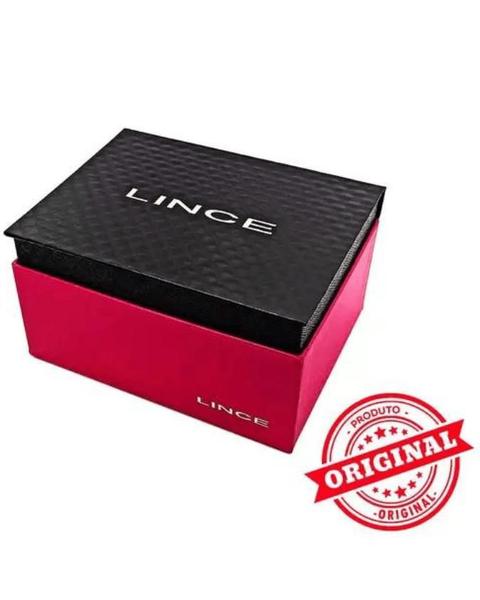 Imagem de Kit Relógio Lince Feminino Lrgj129L Ky97 + Colar E Brincos