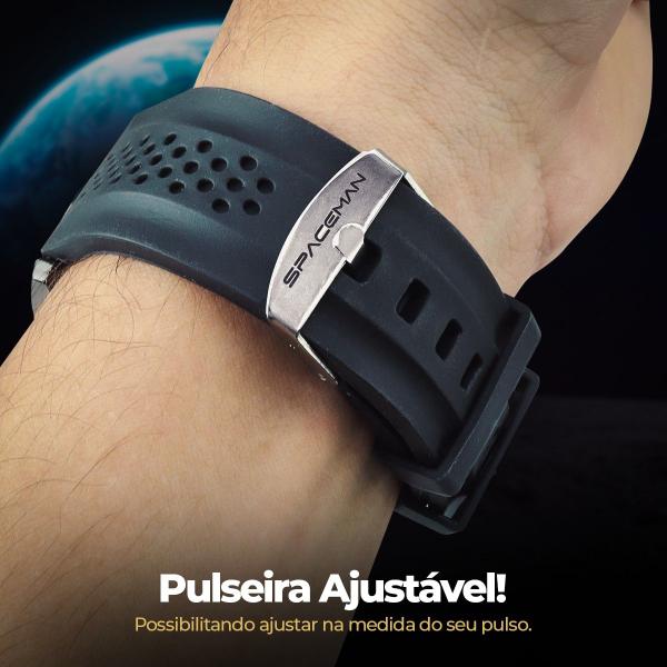 Imagem de Kit Relógio Masculino pulseira silicone original presente