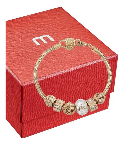 Imagem de Kit Relógio Mondaine Feminino com Pulseira 76651LPMVDE1K4