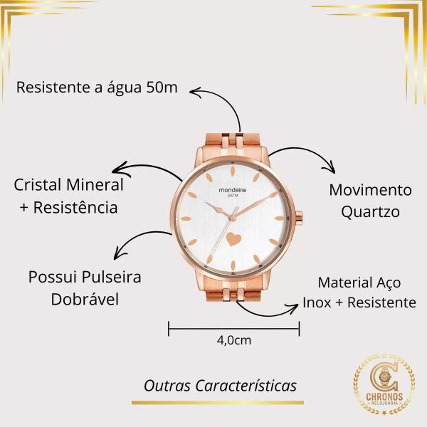 Imagem de Kit Relógio Mondaine Feminino Original Pulseira Garantia Nfe