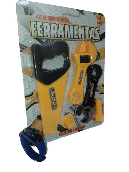 Imagem de Kit Relogio Prova Dágua Digital Brinquedo Ferramenta