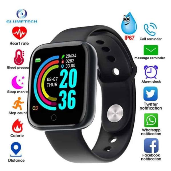 Imagem de Kit Relogio Smartwatch Fit D20 + Fone inPods 12 Bluetooth 