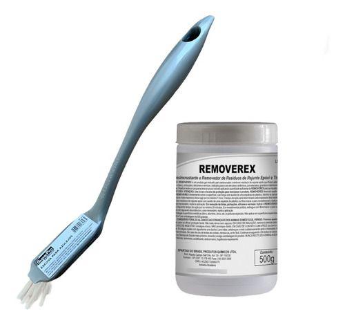 Imagem de Kit Removedor Rejunte Epóxi Removerex + Escova Bettanin