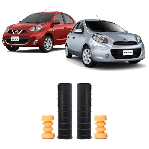 Imagem de Kit Reparo Batente Traseiro Nissan March 2017 2018 2019 2020