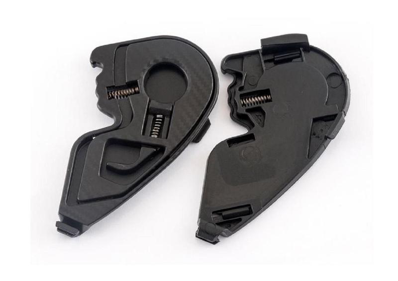 Imagem de Kit Reparo Carbon Capacete Helt Polar Para Fixação Da Viseira