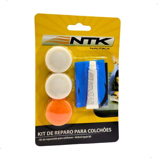 Imagem de Kit Reparo Colchão Inflável Cola Remendo Em Pvc - Nautika 