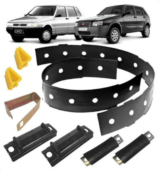 Imagem de Kit Reparo Feixe Molas Traseiro Fiat Uno Premio  Kan