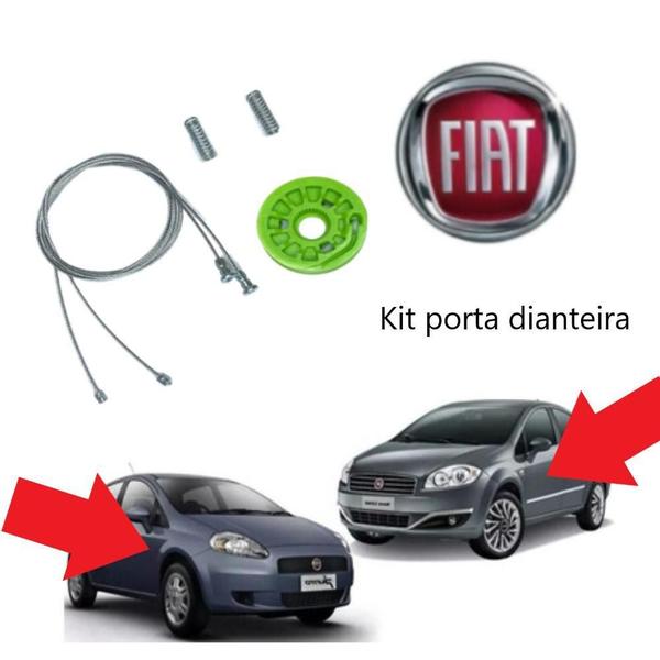 Imagem de Kit Reparo Máquina De Vidro Elétrico Punto/Linea Dianteiro