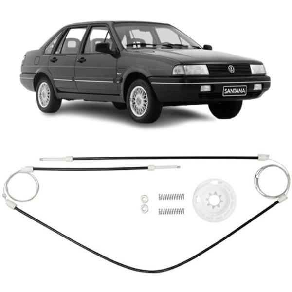 Imagem de Kit Reparo Maquina Vidro Eletrico Dianteiro Santana Para Motor Bosch - 1988 À 1998