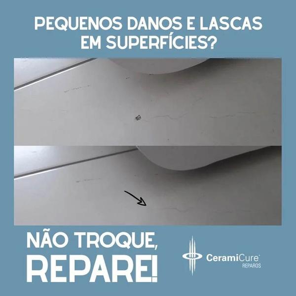 Imagem de Kit Reparos Pisos Cerâmicos e Porcelanato CeramiCure