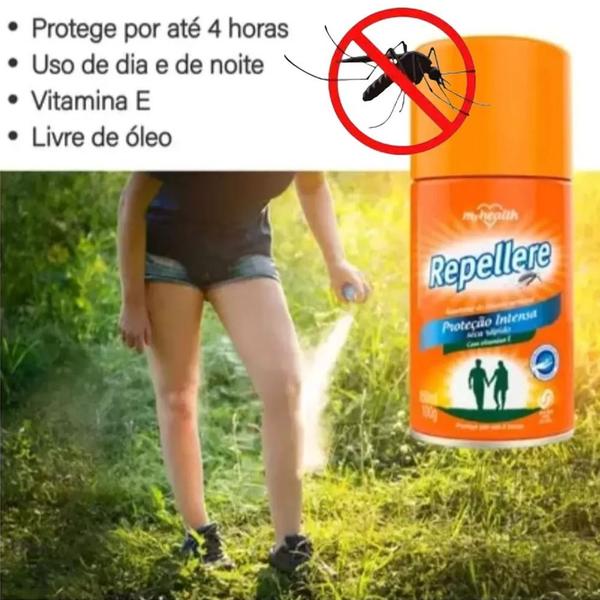 Imagem de Kit Repelente de Insetos Repellere Proteção Intensa Aerossol 150ml 3 Unidades