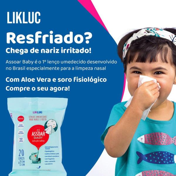 Imagem de Kit Resfriado Xuá Seringa Lavagem Nasal + Lenço Umedecido Assoar