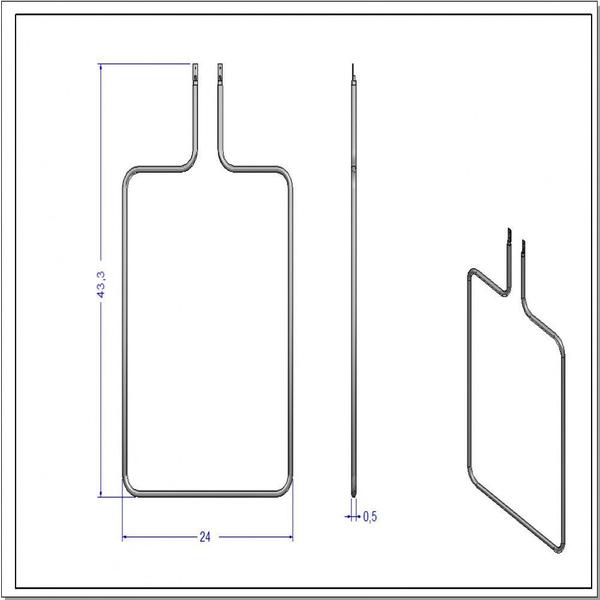 Imagem de Kit ResistAªncia Superior para Forno Smart60As 127v - 5 peAas