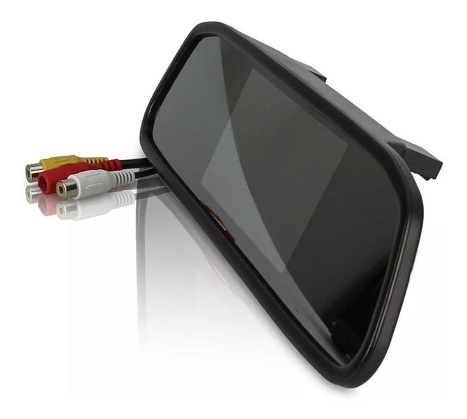 Imagem de Kit Retrovisor Lcd Camera Sensor De Estacionamento Universal