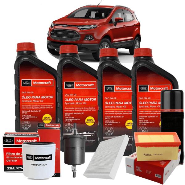 Imagem de Kit Revisão Oleo 5w20 Ford Ecosport 1.5 2018 2019 2020 2021