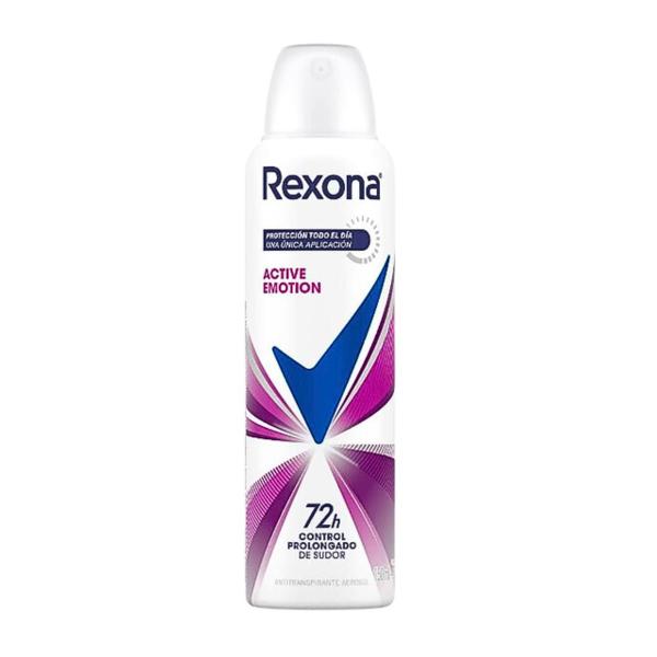 Imagem de Kit Rexona Aerosol Active Emotion 150ml 3 unid