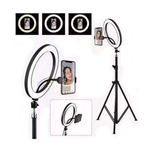 Imagem de Kit Ring Light 10 Polegadas 26Cm + Ringlight 6 16Cm De Mesa