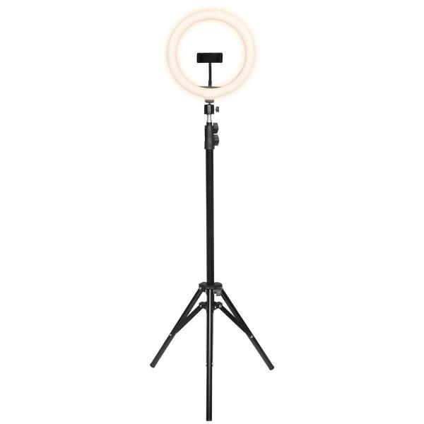 Imagem de Kit Ring Light Led 26Cm 10" Tripe 1,65M + Suporte Celular