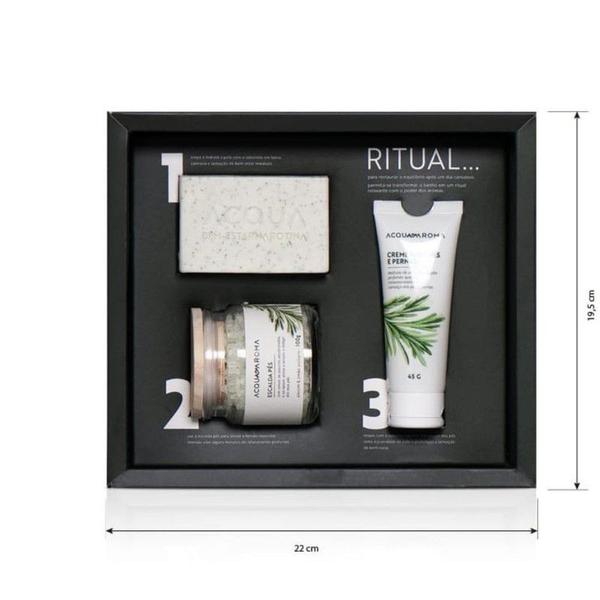 Imagem de Kit Ritual Spa para os Pés Alecrim & Limão Siciliano - Acqua Aroma