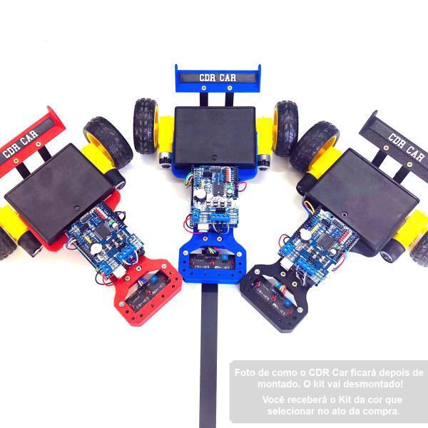 Imagem de Kit Robô Seguidor De Linha Cdr Car + Tutorial Para Arduino
