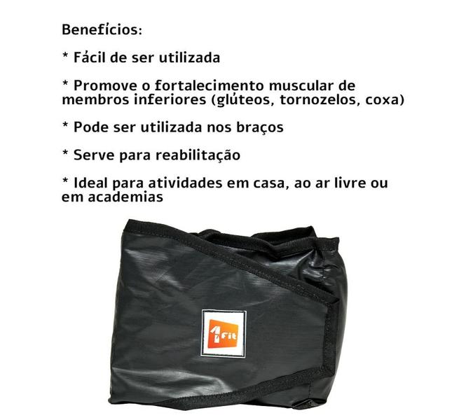 Imagem de Kit Roda Abdominal+ Par de Caneleira 3kg+5 Mini Band+ Corda