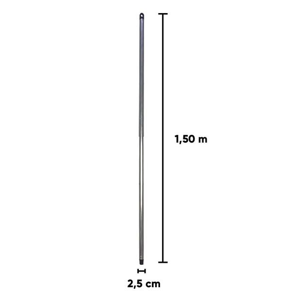 Imagem de Kit Rodo de Alumínio 60 cm + Refil de Borracha Artlimp