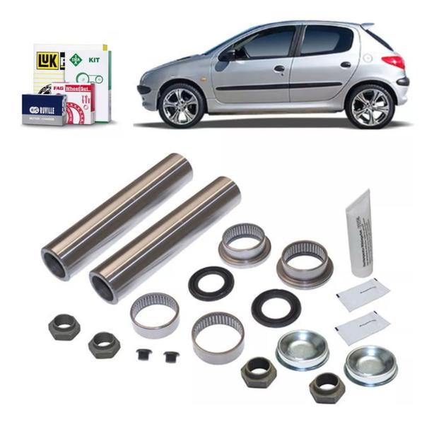 Imagem de Kit Rolamento Eixo Traseiro Peugeot 205 206 47mm 2uni - 965913S 8300050300