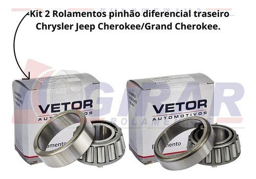 Imagem de Kit Rolamento Pinhao Diferencial Jeep Grand Cherokee Dana 44