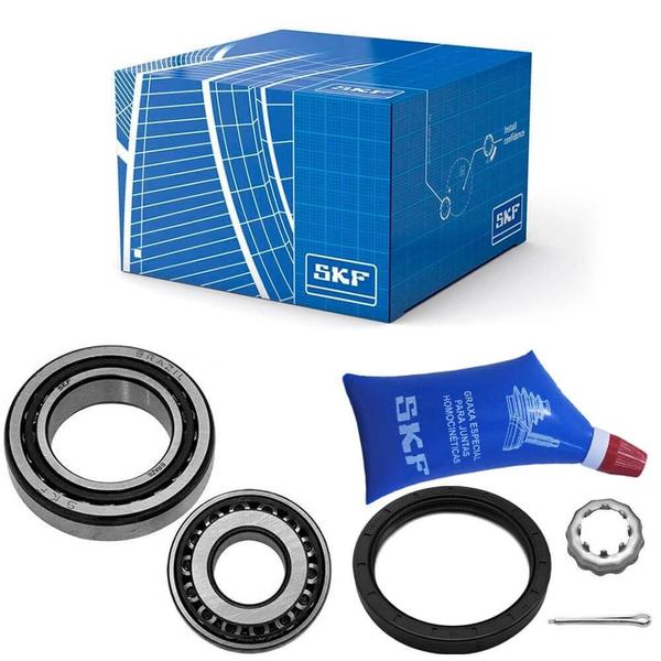 Imagem de Kit Rolamento Roda Gol G3 G4 2001 a 2014 Traseiro Sem Abs Skf