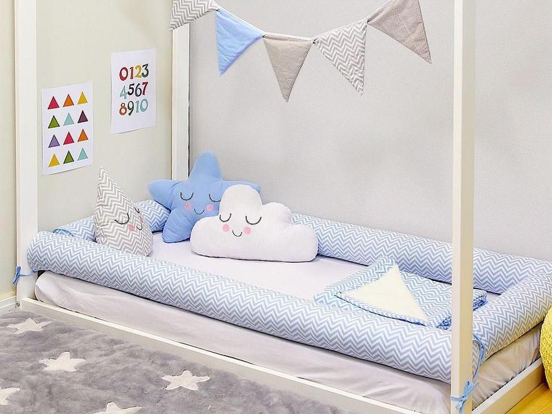 Imagem de Kit Rolinhos Montessoriano Mini Cama 4 Pçs Menino Menina