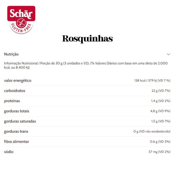 Imagem de KIT Rosquinha hoops Dr. Schar 200g - Caixa com 12 unidades