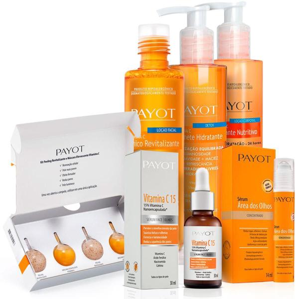 Kit Rotina Completa Vitamina C Payot Kit Rotina Completa Vitamina C Payot