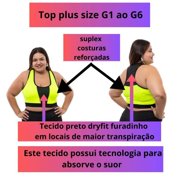 Imagem de kit Roupa Academia Feminina  Short De Ginástica E top Tecido Furadinho