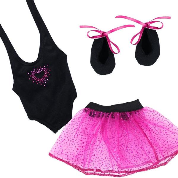 Imagem de Kit roupa boneca para baby alive - bailarina pink love 5 pçs